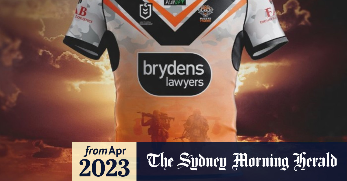 West tigers anzac jersey best sale